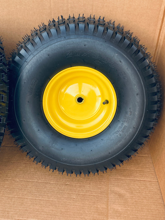Set Of 2 - New Other YITAMOTOR 20x8.00-8 Lawn Mower 4 Ply Tubeless Tires