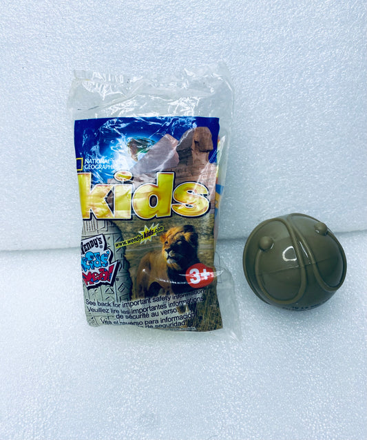 #220 - Lot Of 2 - Kids Safari Toy Car & Bouncing Ball - (IN CONDITION AS SHOWN)