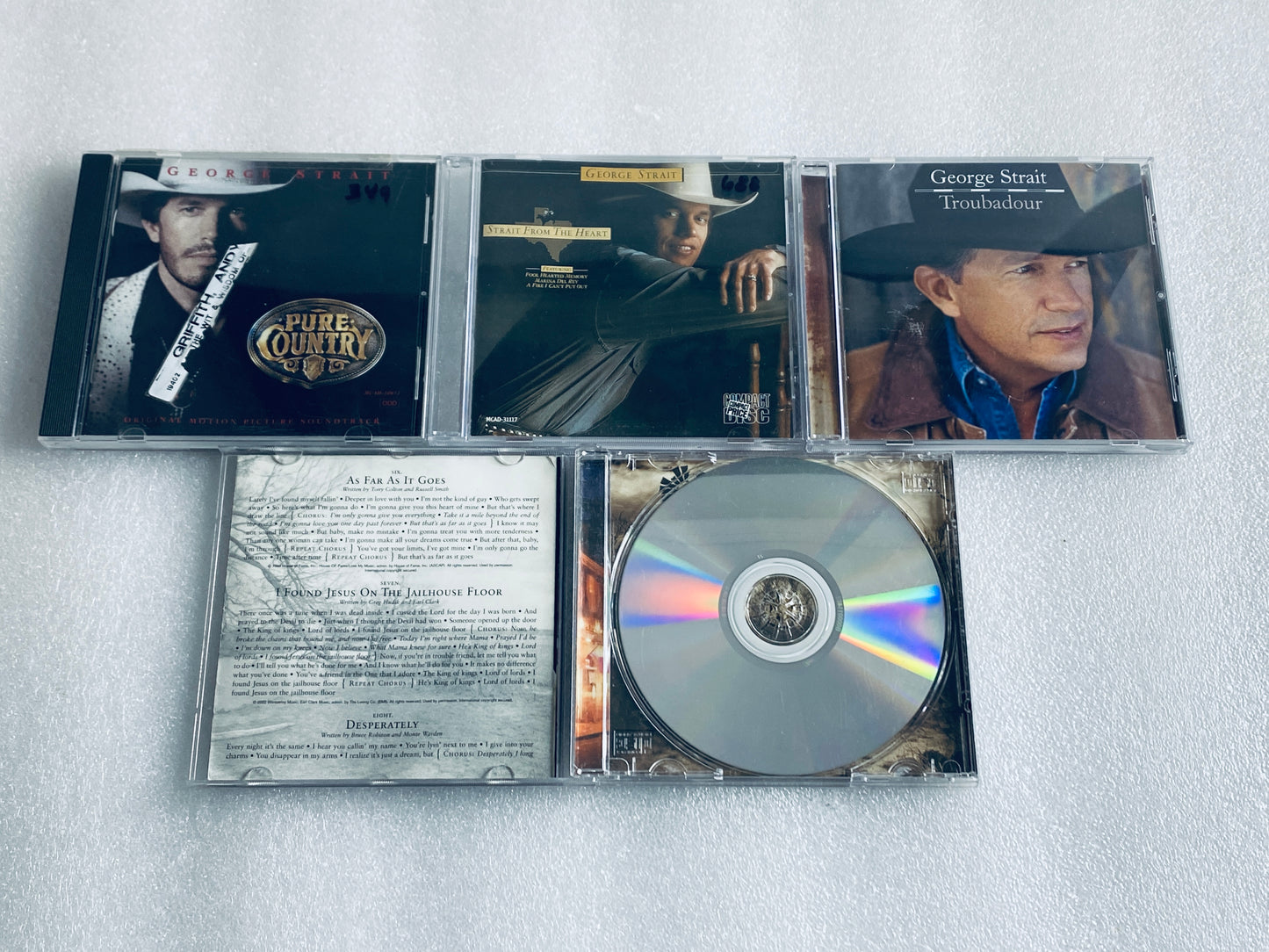 lot Of 4 - George Straight Music CDs