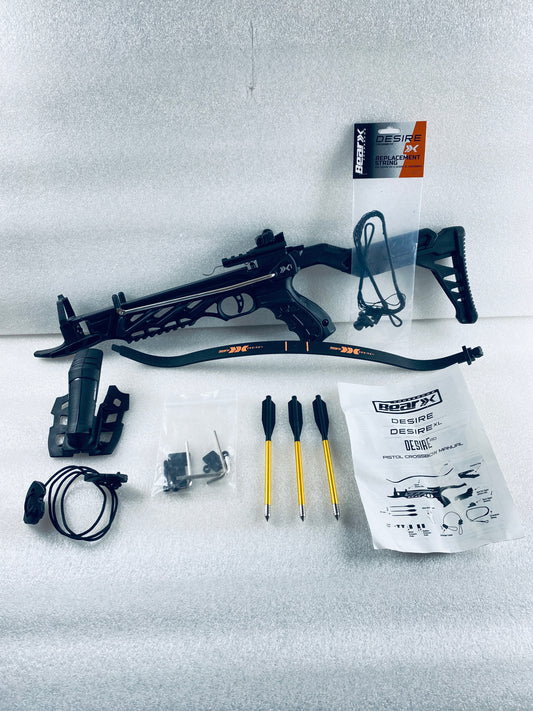 New Other Bear X Desire XL Pistol Hunting Self-Cocking Crossbow With 3 Bolts