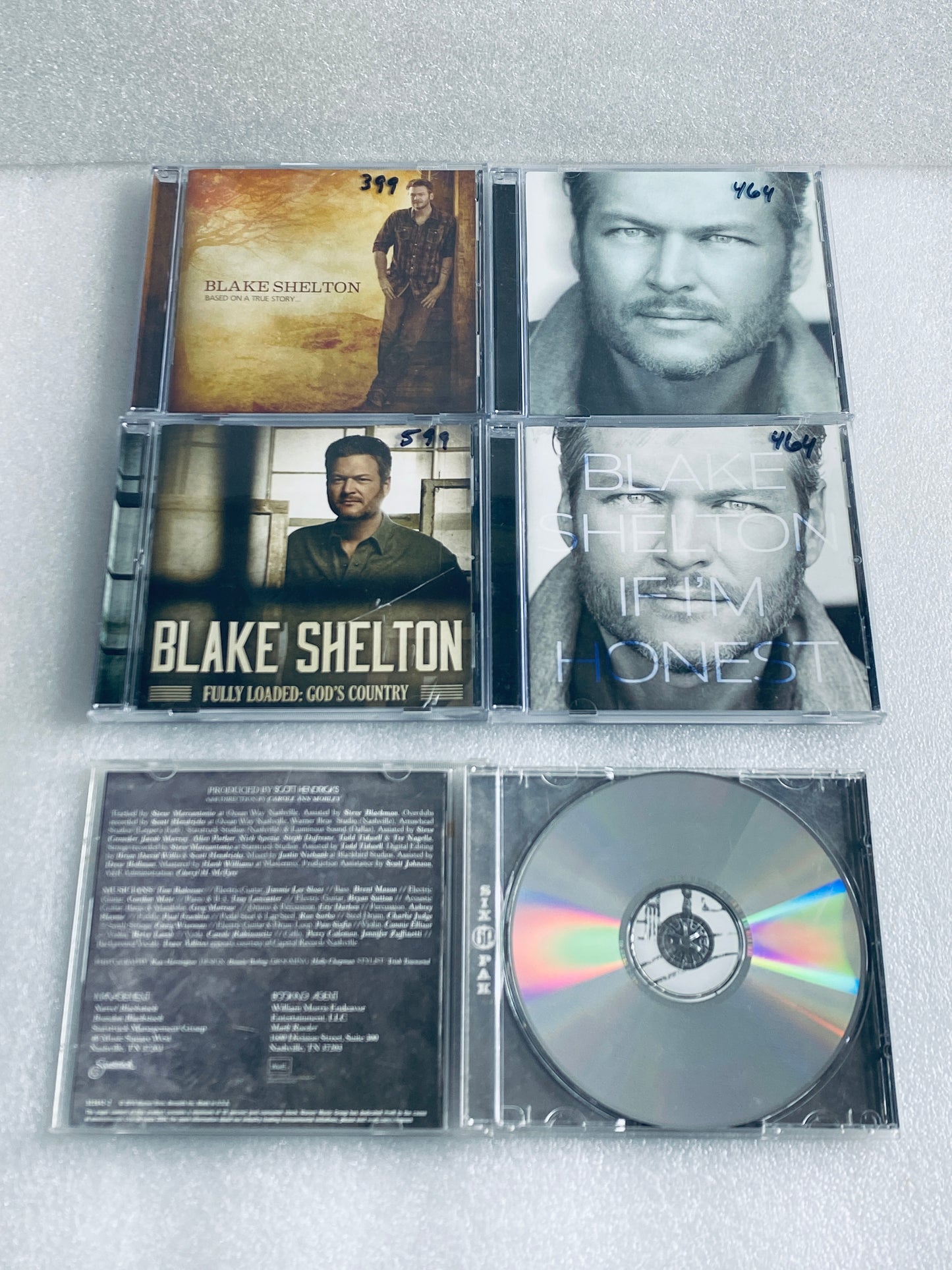 lot Of 5 - Blake Shelton Music CDs