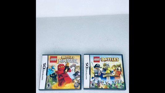 Lot of 2 - Nintendo DS Video Games Lego Battles Ninjago & Lego Battles - (READ)