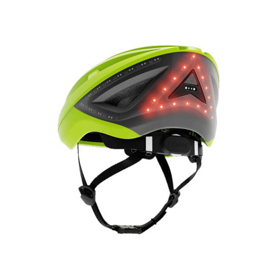 New Other Lumos Kickstart II M/L Electric Lime Smart Bike Helmet With Remote