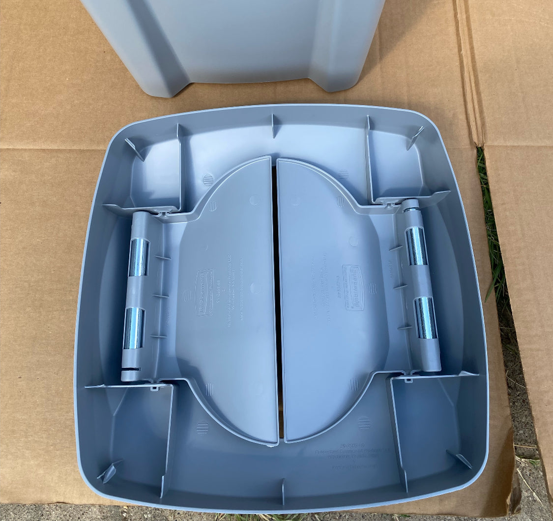 New Other Rubbermaid Commercial 23Gal Universal Plastic Trash Can W/ Swing Lid