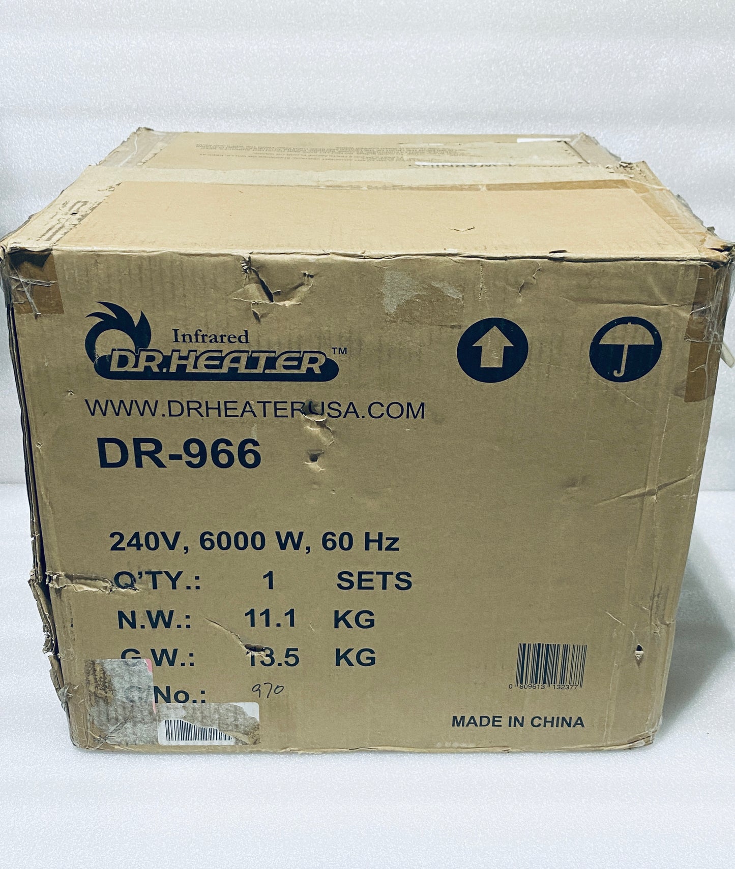 New Other - Dr. Infrared Heater 240-Volt Hardwired Commercial Heater, 3000/6000W