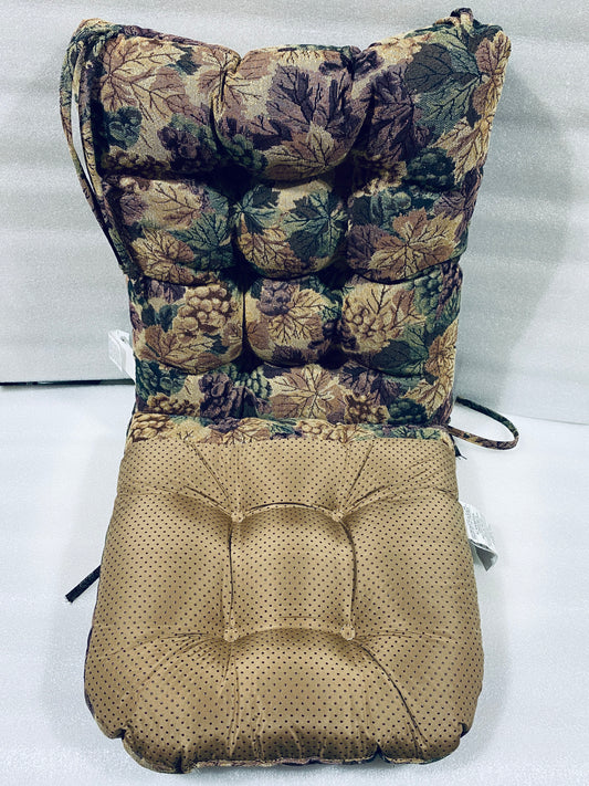 #86 - New - Klear Vu Home Textiles The Gripper Non-Slip Rocking Chair Cushion Set - (IN COLOR AS SHOWN)