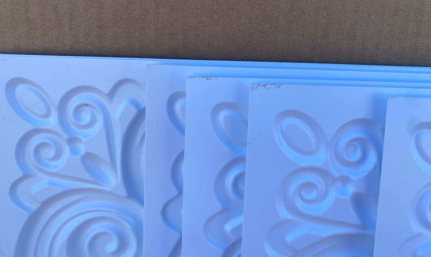 lot Of 12 New Other-Art3d Decorative 2' x 2' Spanish Floral Ceiling Tile, White