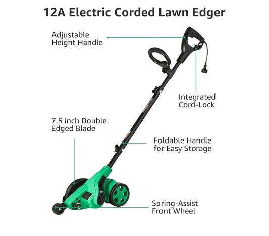 New Other Amazon Basics 12 Amp 7.5”Corded Electric Double Edge Blade Lawn Edger