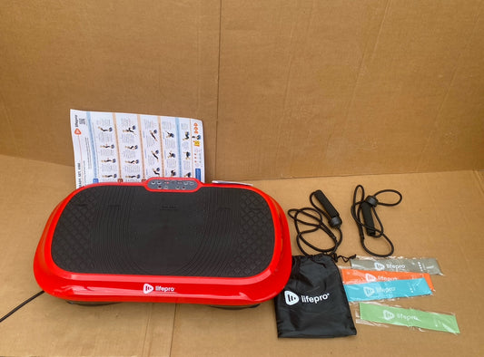 Like New LifePro Waver Vibration Plate, Red/Black