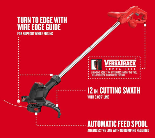 New Other CRAFTSMAN 12" Corded Electric String Trimmer/Edger