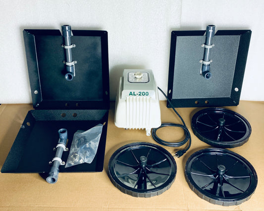 Lot Of New Other-Alita Linear Air Pump 115VAC 200LPM & (3) 10" Diffusers & Bases