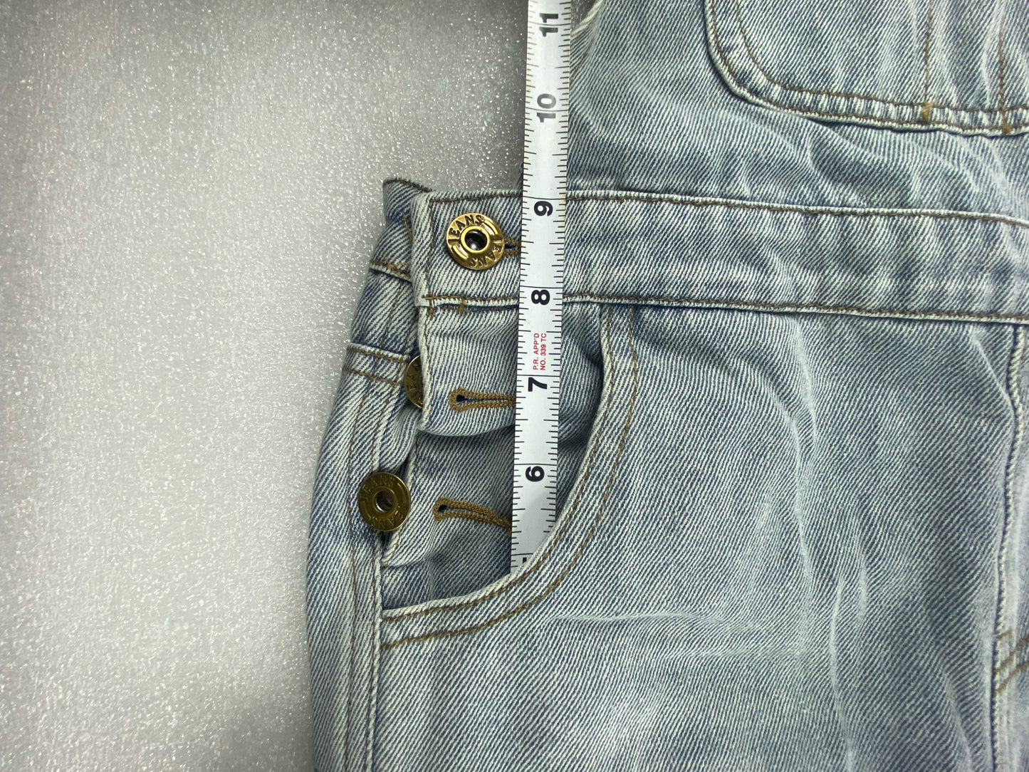 New Kidscool Space Size 10 Overall Denim, Light Grey