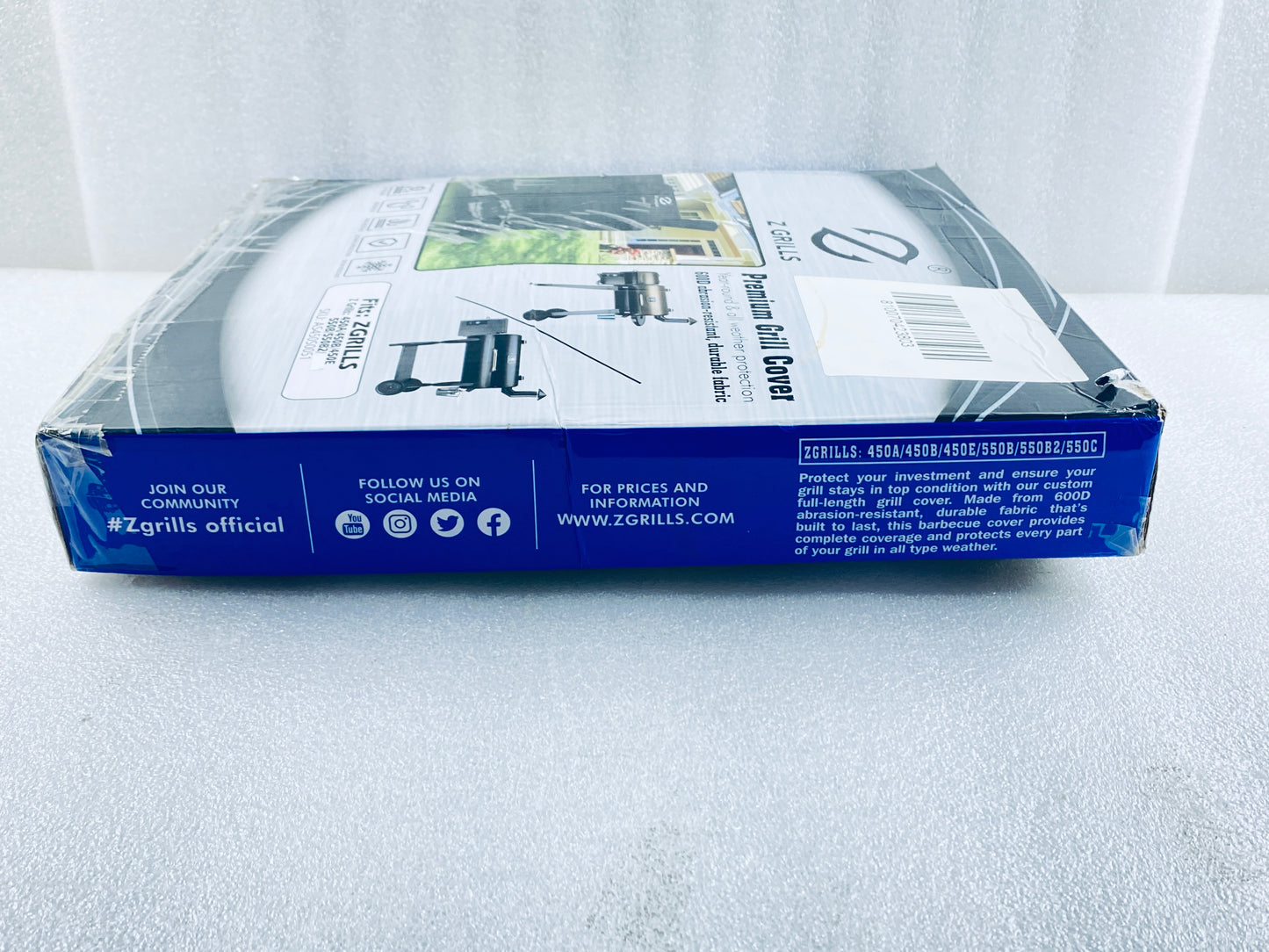 New Open Box Z Grills Black Grill Cover For 450A, 450B, 450E, 550B, 550B2 & 550C
