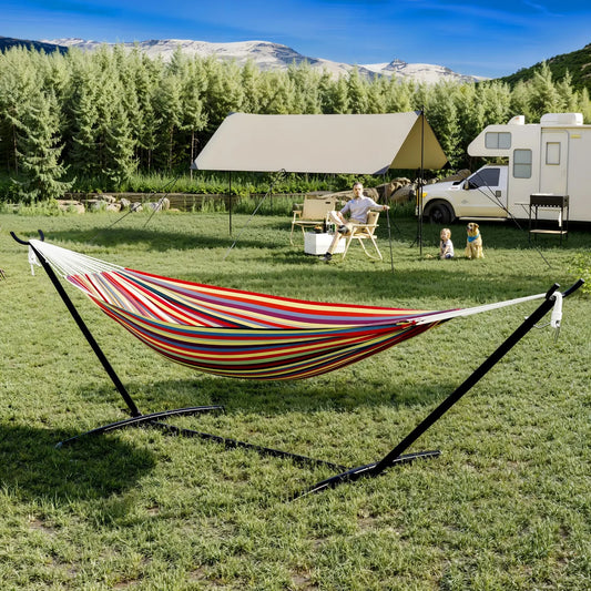 New Other Garvee 2-Person Portable Hammock With Space-Saving Steel Stand