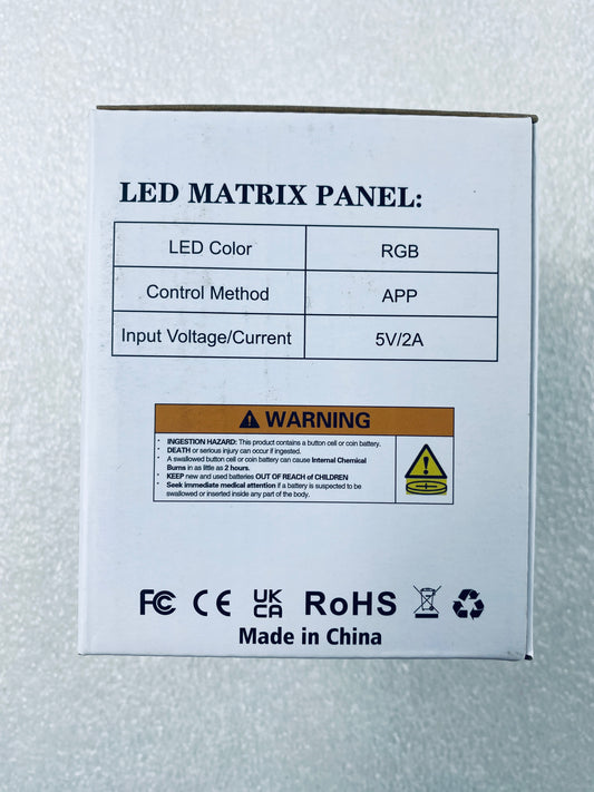 New Flexible LED RGB App Control Screen Matrix Panel, 16x32