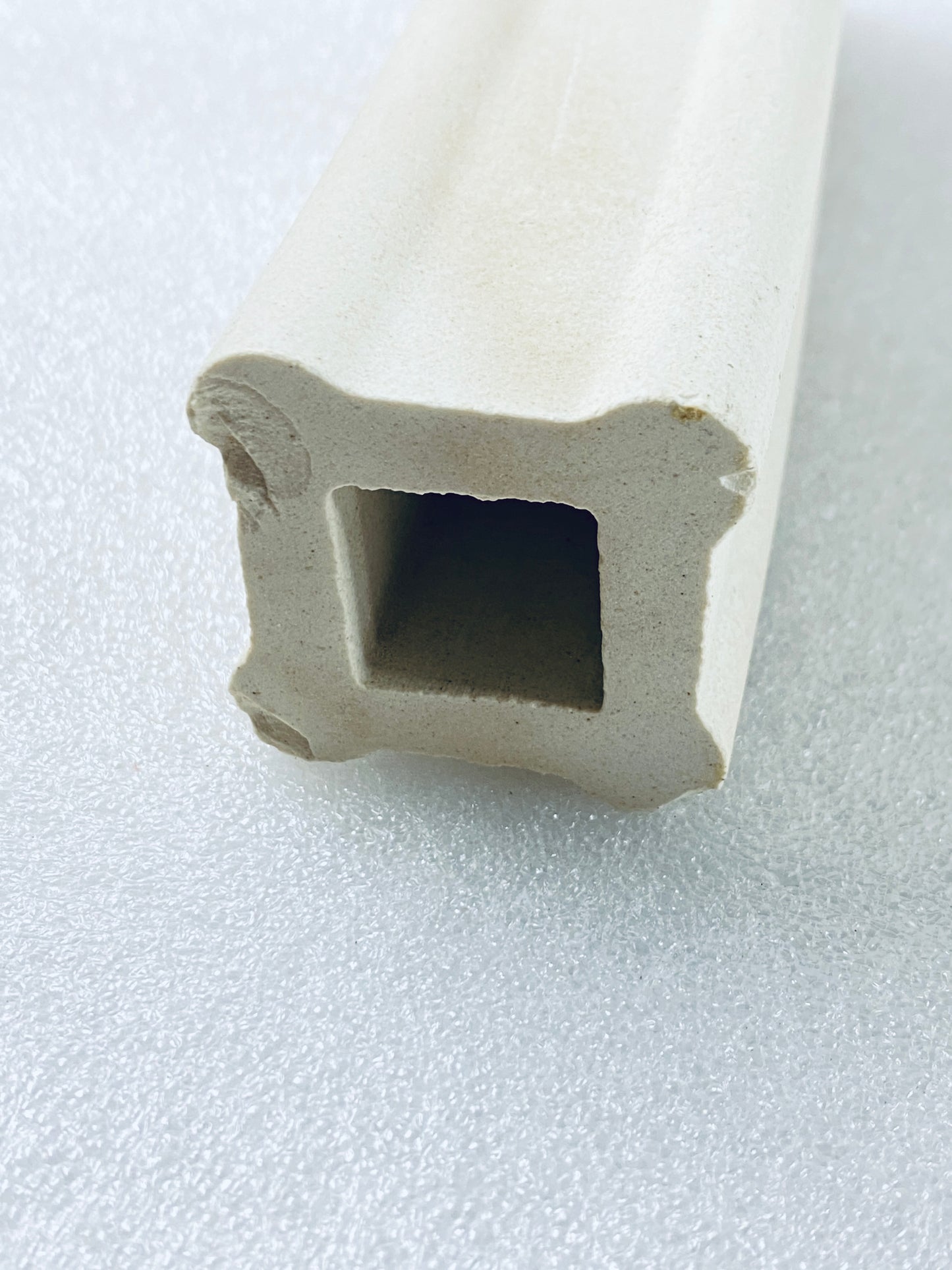 Lot Of 4 - Kiln Approx. 6" Tall x 1.5" Wide Squared End Posts