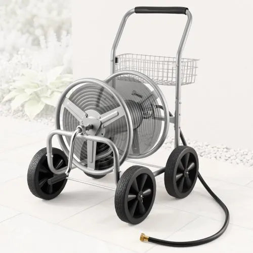 New Open Box VEVOR Water Hose Reel Cart, Holds Up to 300ft Hose With 4 Wheels