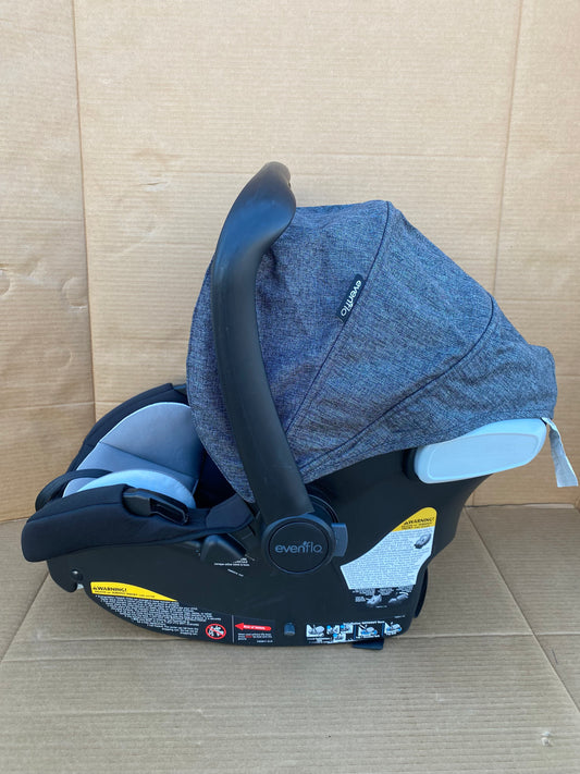 evenflo Litemax Pivot Pro Series 2.0 Infant Car Seat, Devon Gray - (READ)