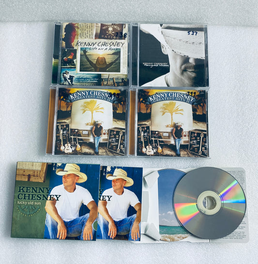 lot Of 5 - Kenny Chesney Music CDs