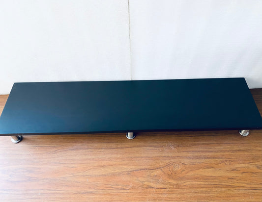 #244 - Black Desk Riser, Approx. 42" x 10 1/2" x 4 1/4" - (IN CONDITION AS SHOWN) - (READ)