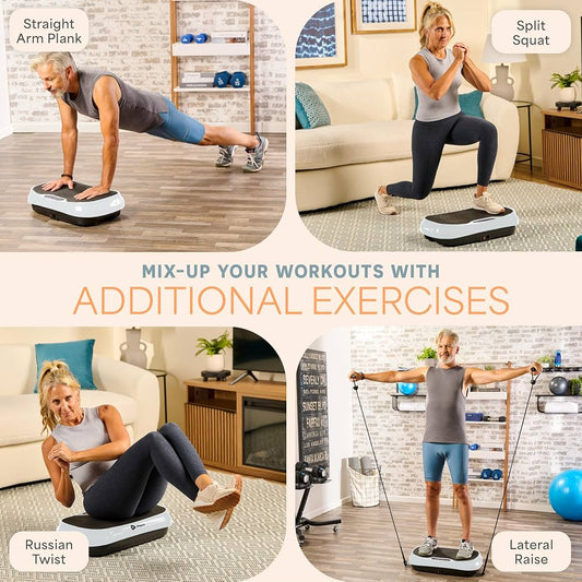 New Other Lifepro Waver Mini Vibration Plate Exercise Machine, White