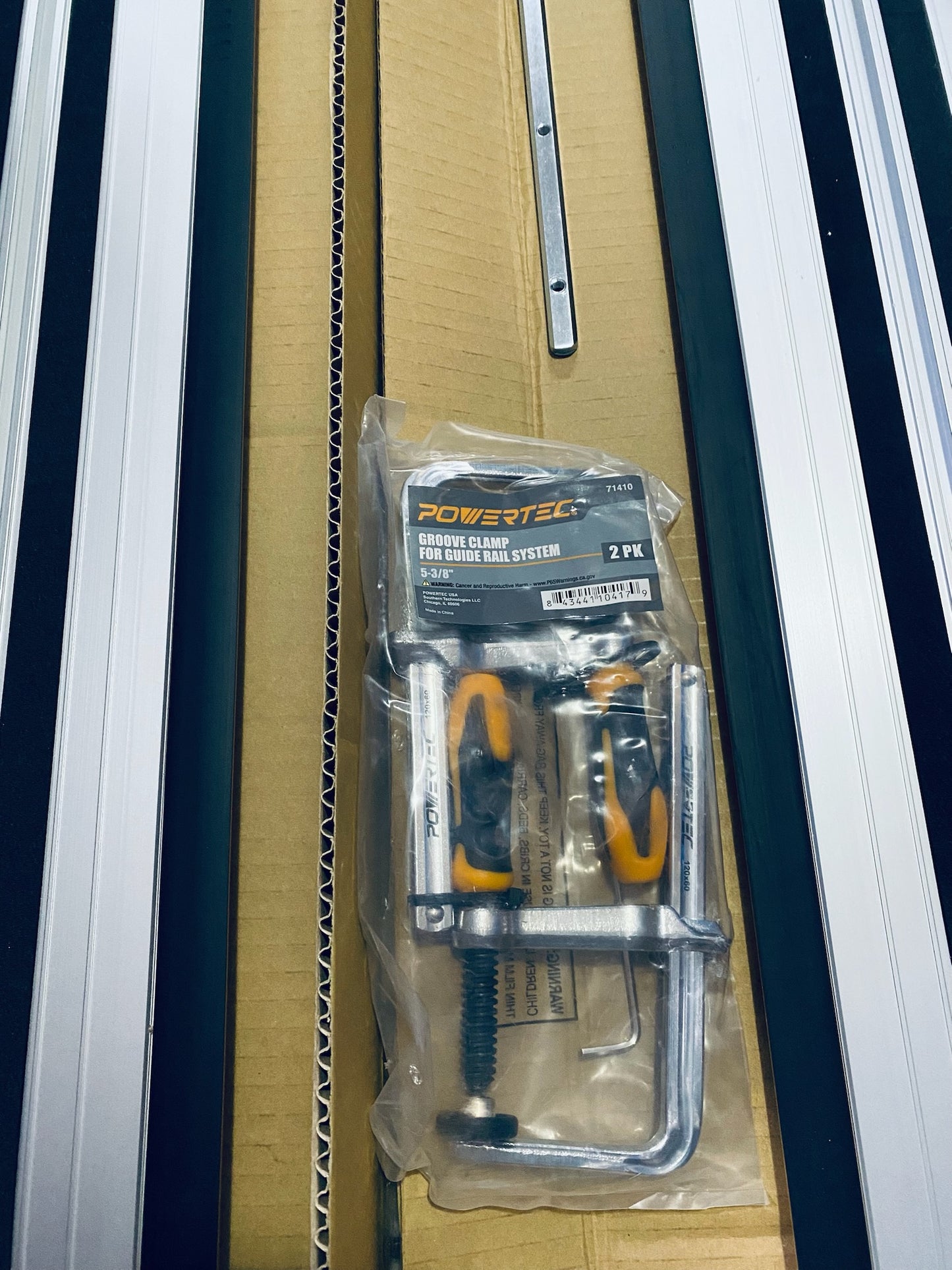 New Other POWERTEC 110” (2x55") Track Saw Guide Rail For DeWalt Track Saws