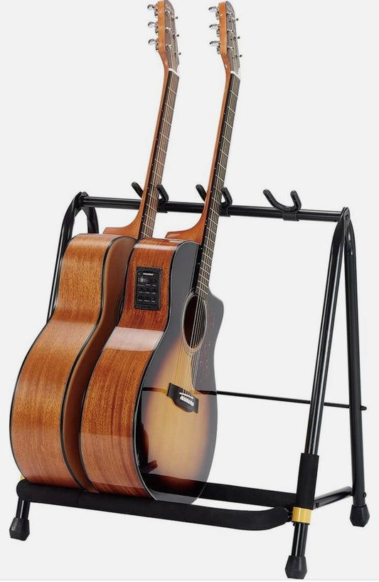 New Open Box Hercules Stands GS523B 3 Space Guitar Rack, Black