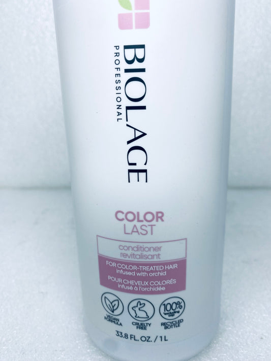 New Biolage Professional Color Last Conditioner For Color Treated Hair, 33.8 Fl. Oz.