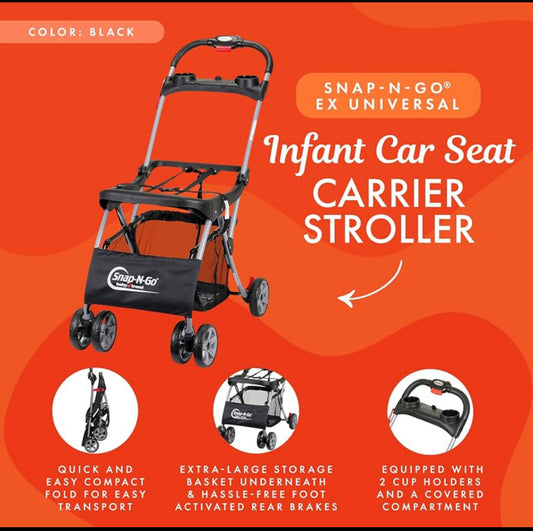 New Other Baby Trend Light Foldable Universal Single Infant Car Seat Carrier