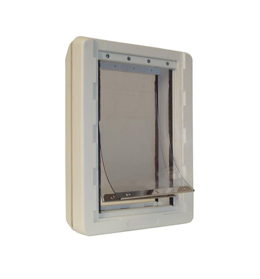 Like New Ideal Pet Ruff-Weather Super Large Pet Door With 15" x 23.5" Flap Size