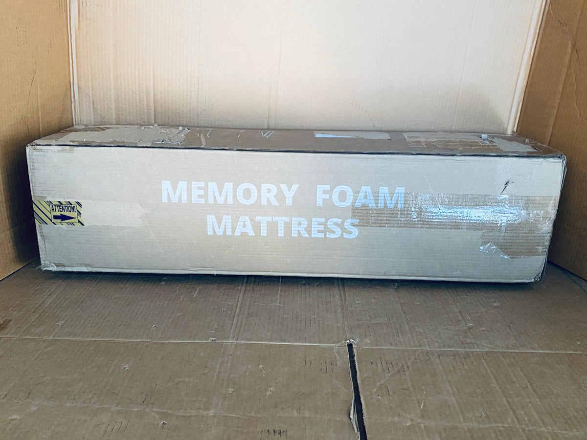 New Open Box MLILY 6 Inch Twin Size Memory Foam Mattress, Medium Firm