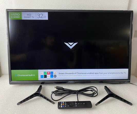 Like New VIZIO D-Series 720P 32” Class LED Smart TV, Black