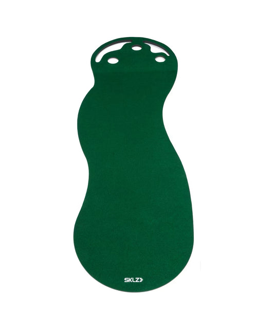 New SKLZ 9’ x 3’ Golf Practice Putting Mat, Green/Black