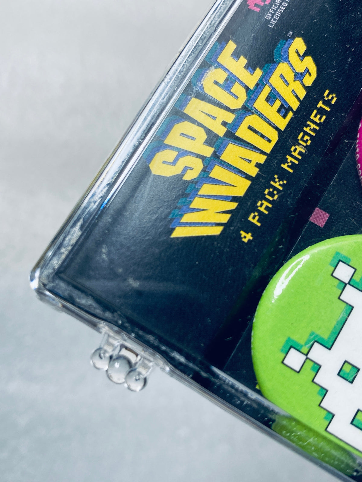 Lot Of 2 - New Other The Coop Space Invaders 1.5" Magnets, (8 Magnets Total)