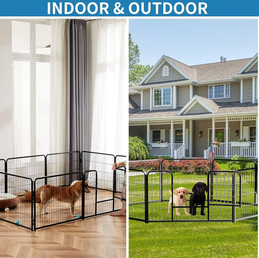 New Other NEWBULIG 32” 8 Panel In/Outdoor Dog Playpen For Small & Medium Dogs