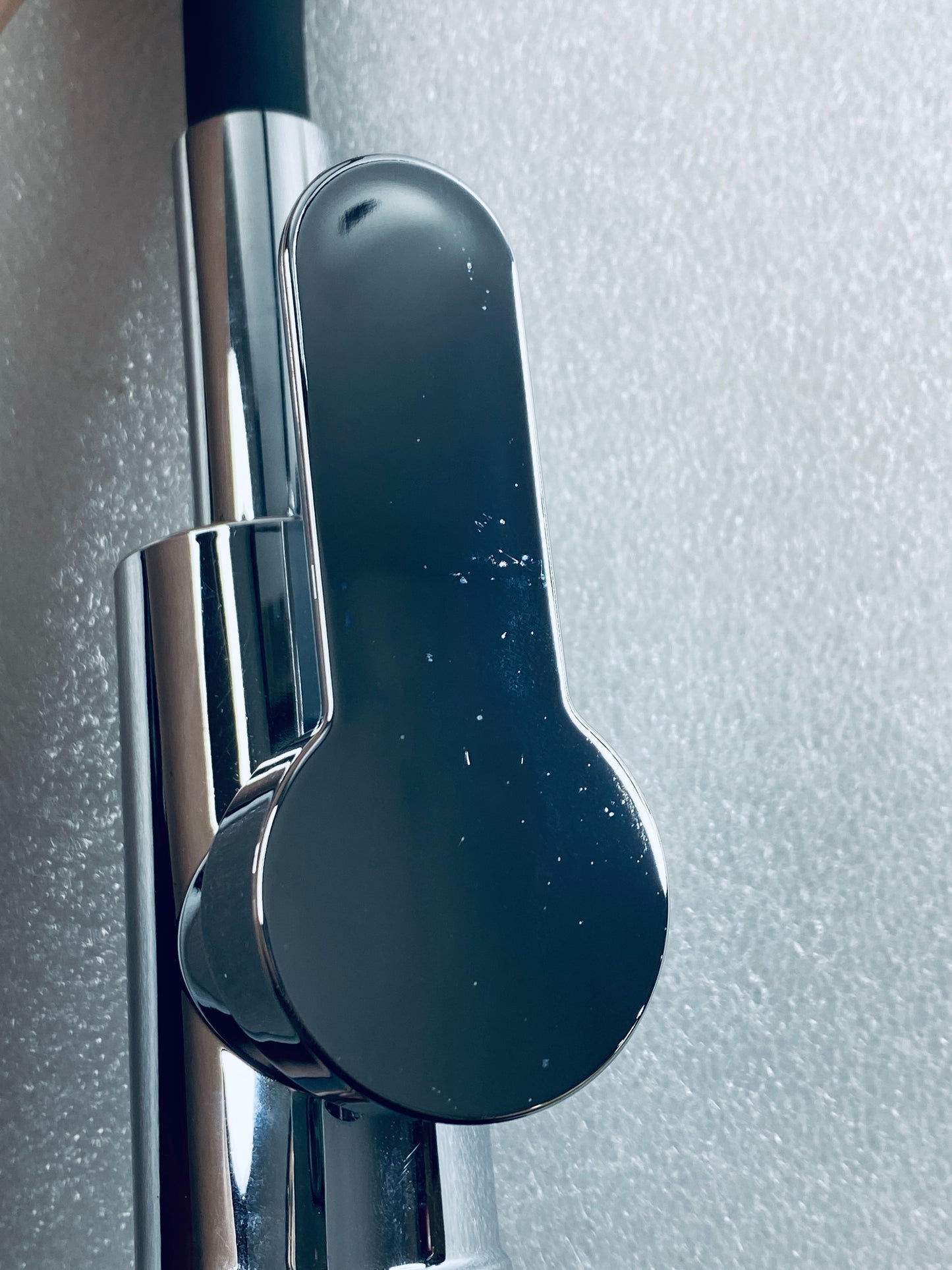 New Other Flexible Kitchen Faucet With Single Handle Lever, Black/Chrome