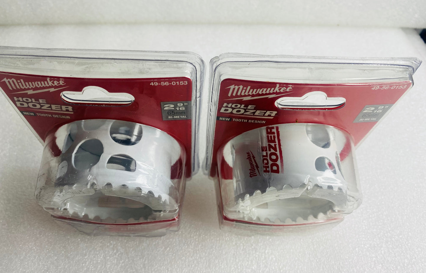 Lot Of 2 - New Other Milwaukee Dozer Bi-Metal Hole Saw 2 9/16", 49-56-0153