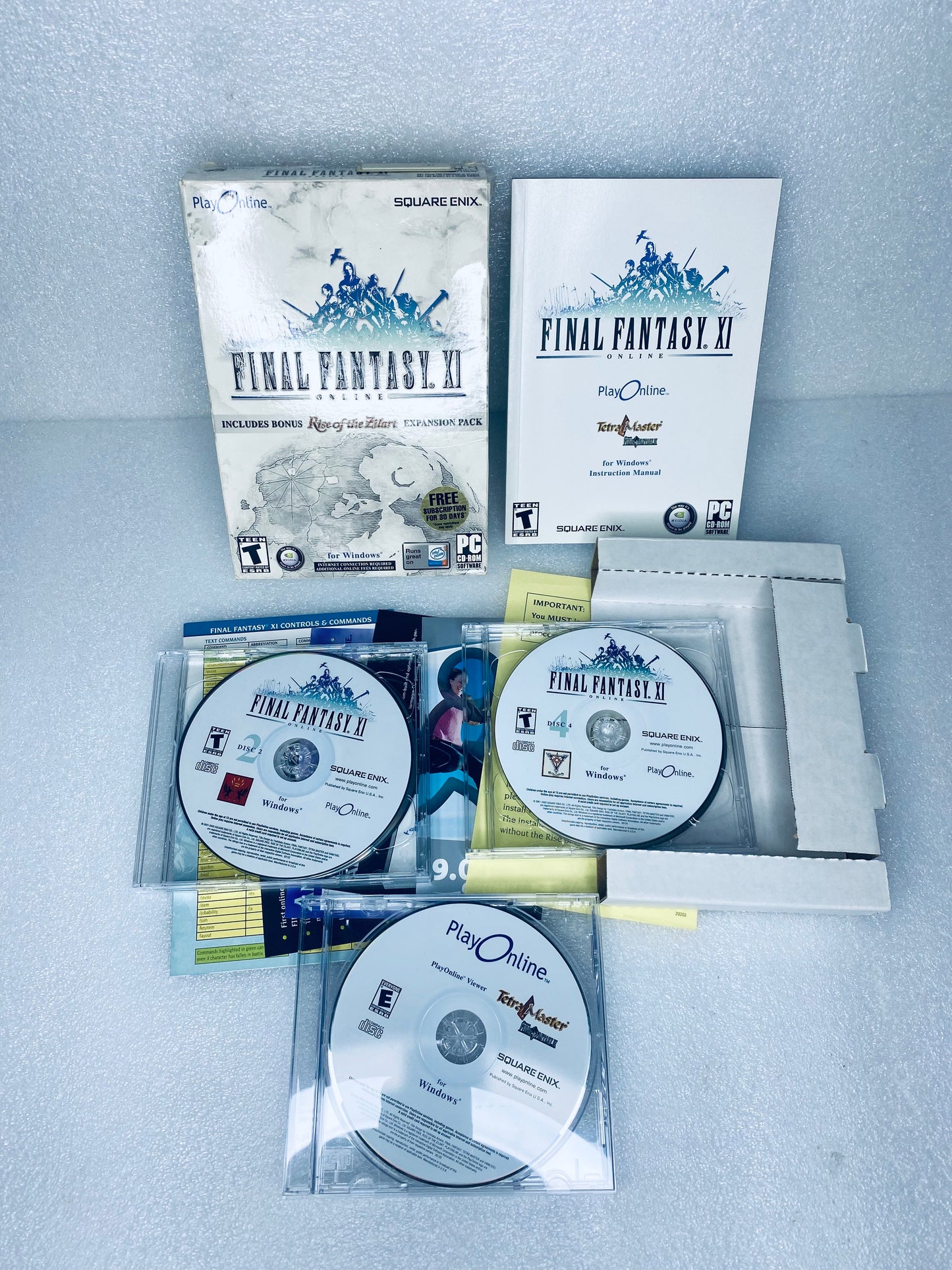 #64 - Square Enix Final Fantasy XI Online 11 Zilart Extension RPG, PC - (READ) - (IN CONDITION AS SHOWN)