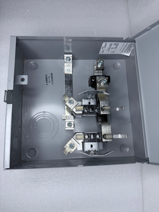 talon Type UAT1 Meter Socket 600V 135A 1 Phase NEMA 3R Enclosure - (READ)