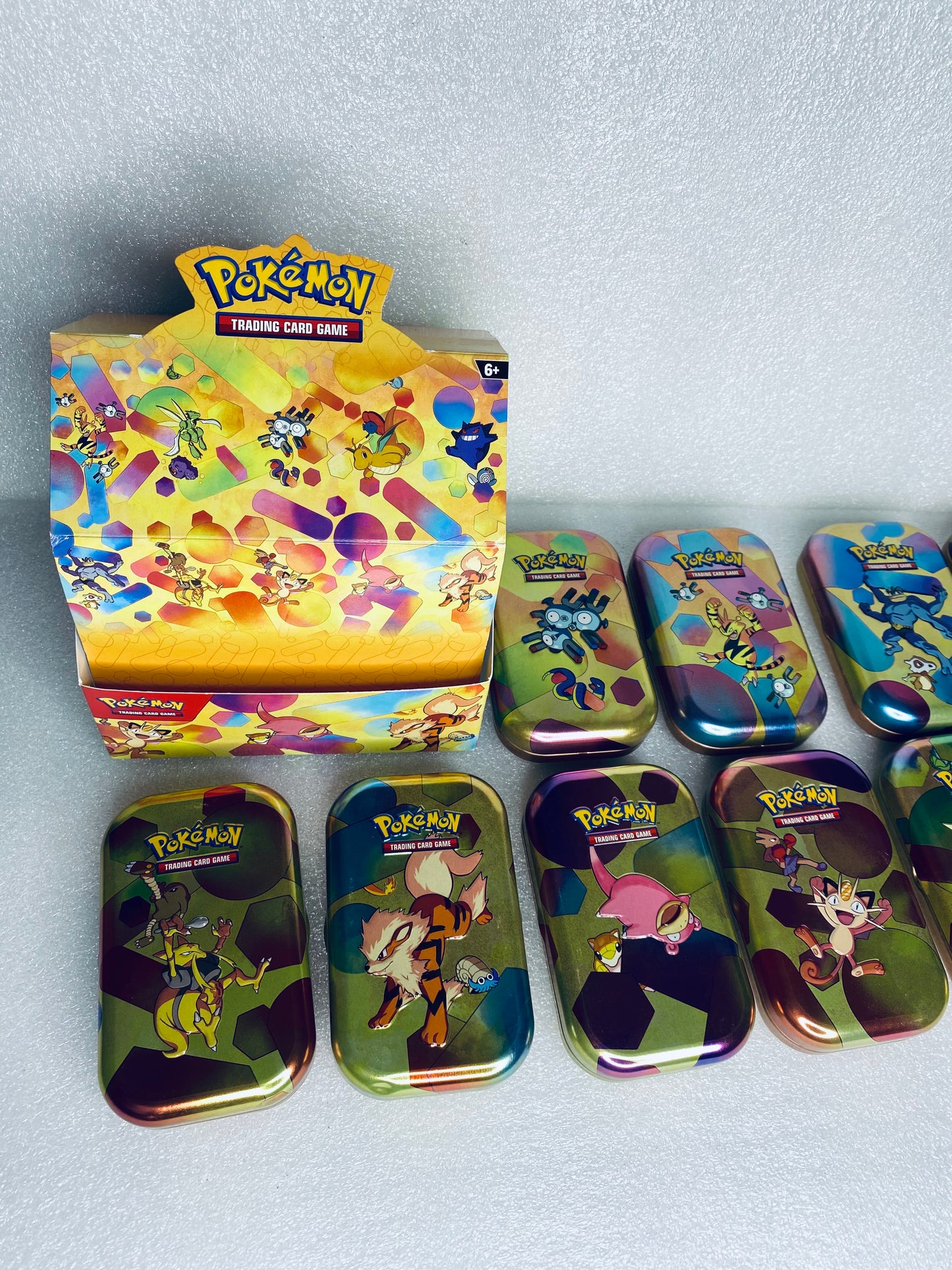 Pokemon Scarlet & Violet 151 Mini Tin Display Art & Coins, No TCG Packs - (READ)
