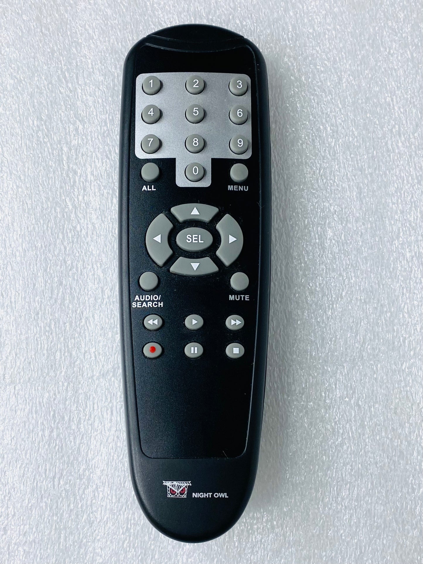 genuine Original Night Owl DVR Remote Control Model REM-AHD10, 6.5" x 2", Black