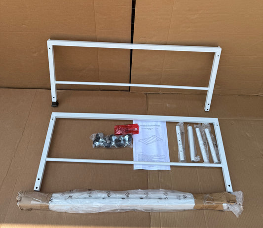 new Other - Kings Furniture Twin Size Metal Roll Out Trundle Bed Frame - (READ)