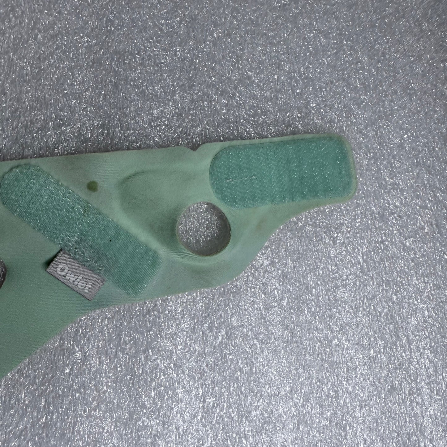 size 1 Owlet Dream Sock Replacement Right Foot Sock, Up to 12lbs, Teal - (READ)