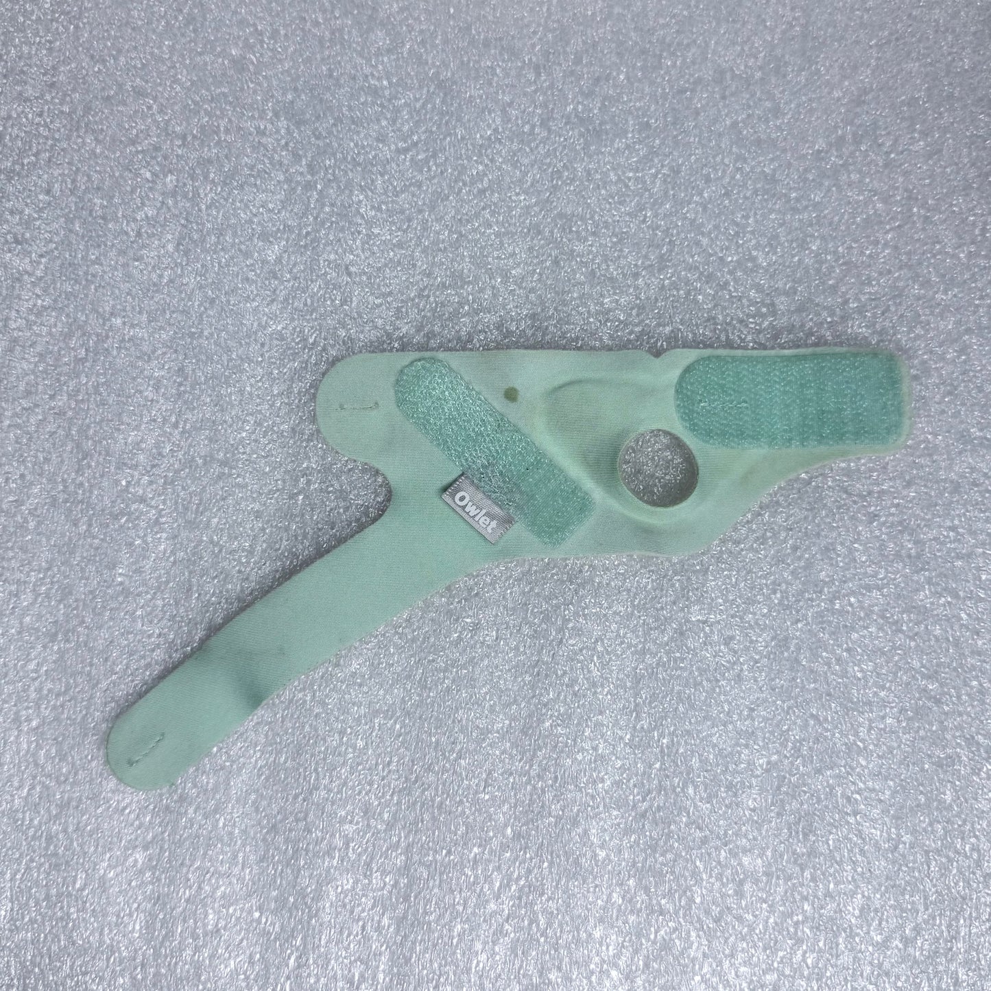 size 1 Owlet Dream Sock Replacement Right Foot Sock, Up to 12lbs, Teal - (READ)