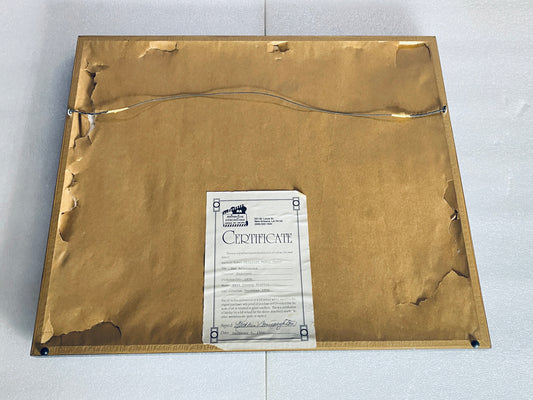 disney Aristocats Napoleon The Dog Stat Model Sheet With COA & Picture Frame