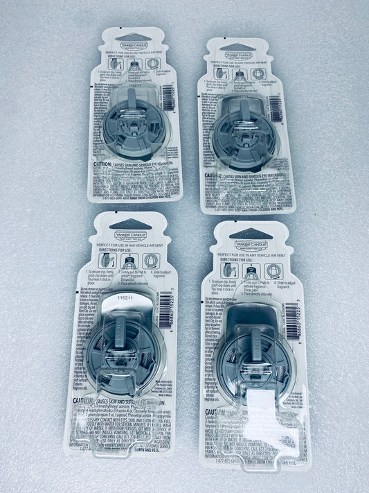 lot of 4 -New Yankee Candle Smart Scent Vent Clip 1312846 Lilac Blossoms- (READ)