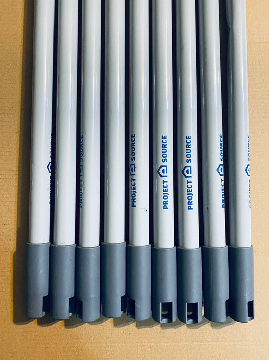 lot Of 9 New Other - Project Source 4ft Universal Threaded Steel Extension Poles