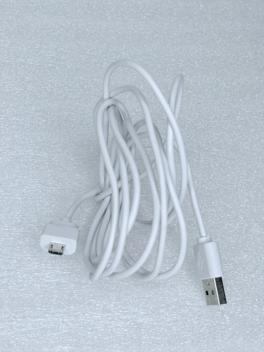 blink Mini Security Camera Micro USB 6ft. 6in. Long Power Cable, White - (READ)