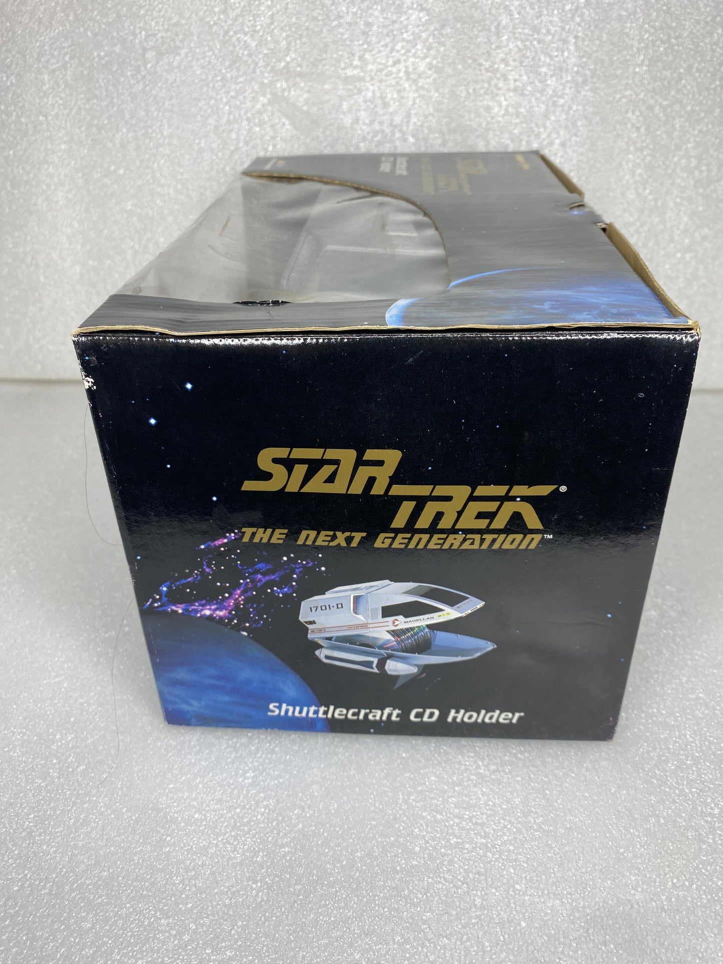 #37 - Star Trek The Next Generation 9" Shuttlecraft CD Holder, 07004 - (READ) - (IN CONDITION AS SHOWN)