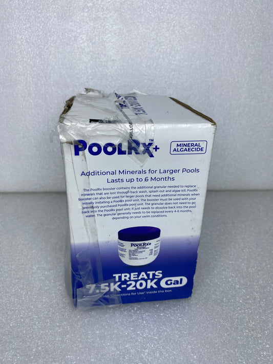 open Box - PoolRX+, Mineral Algaecide, Treats 7.5K-20K Gal, Booster - (READ)